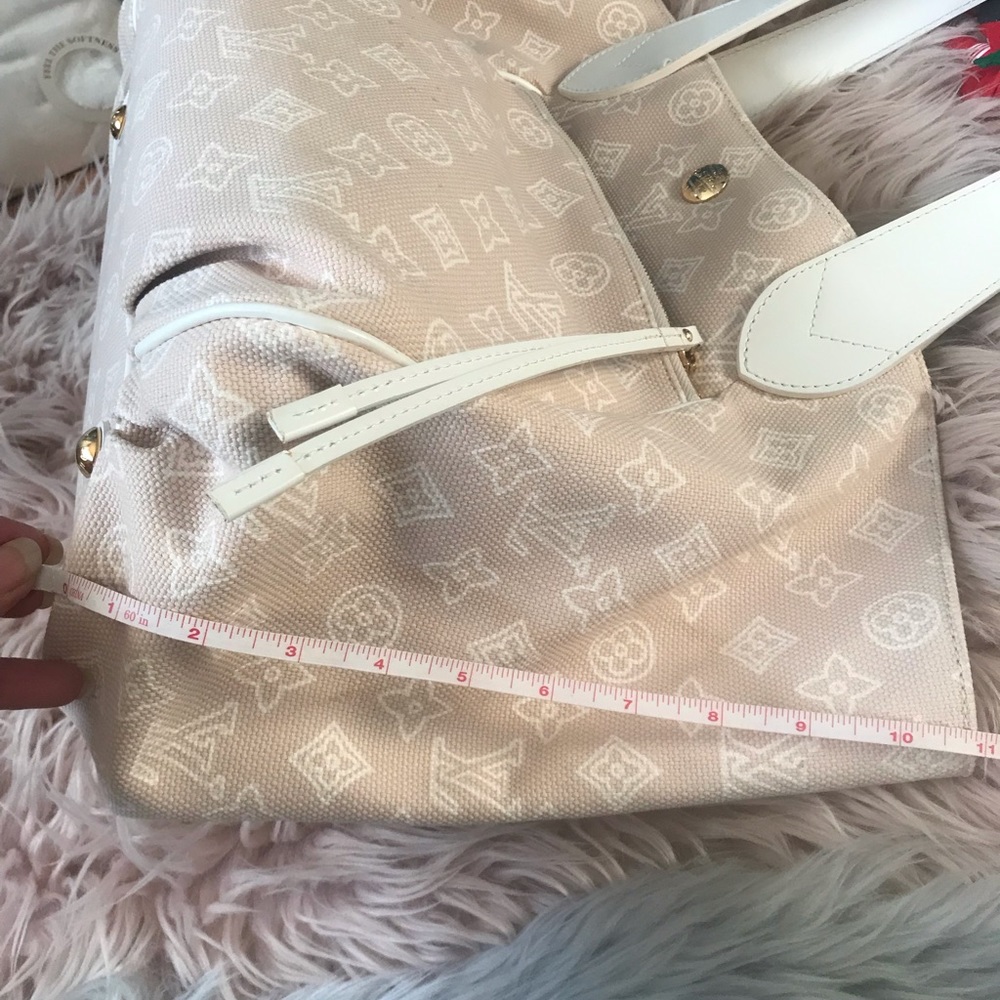 Sold out !!!Authentic Louis Vuitton LV Tote Bag Cabas Ipanema GM Pink Line bag. - Picture 16 of 16